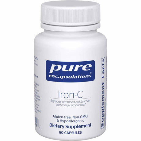 Pure Encapsulations Hierro Con Vitamina C  - 60 Cápsulas - Haz Tu Pedido