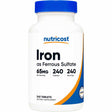 Nutricost Hierro  65 mg - 240 Tabletas - Haz Tu Pedido