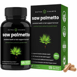 NutraChamps Saw Palmetto 600 mg - 120 Cápsulas Veganas