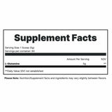 Redcon1 Glutamina 300 g - glutamina en polvo - 60 Servicios - Tabla Nutricional - Haz Tu Pedido.