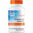 Doctor’s Best Vitamina D3 5000 IU - 180 Cápsulas Blandas - Haz Tu Pedido