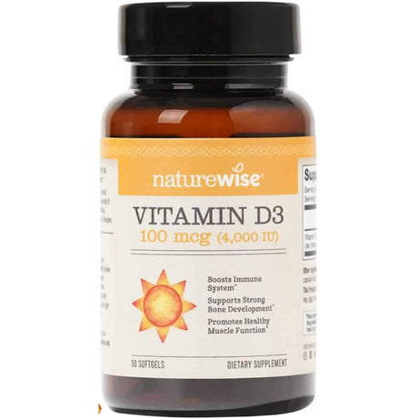 NatureWise Vitamina D3 4000 IU - 30 Cápsulas Blandas - Haz Tu Pedido