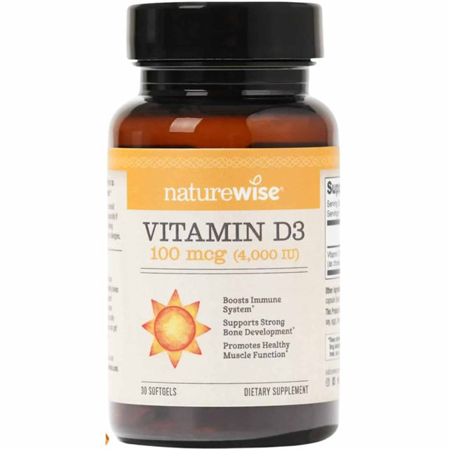 NatureWise Vitamina D3 4000 IU - 30 Cápsulas Blandas - Haz Tu Pedido