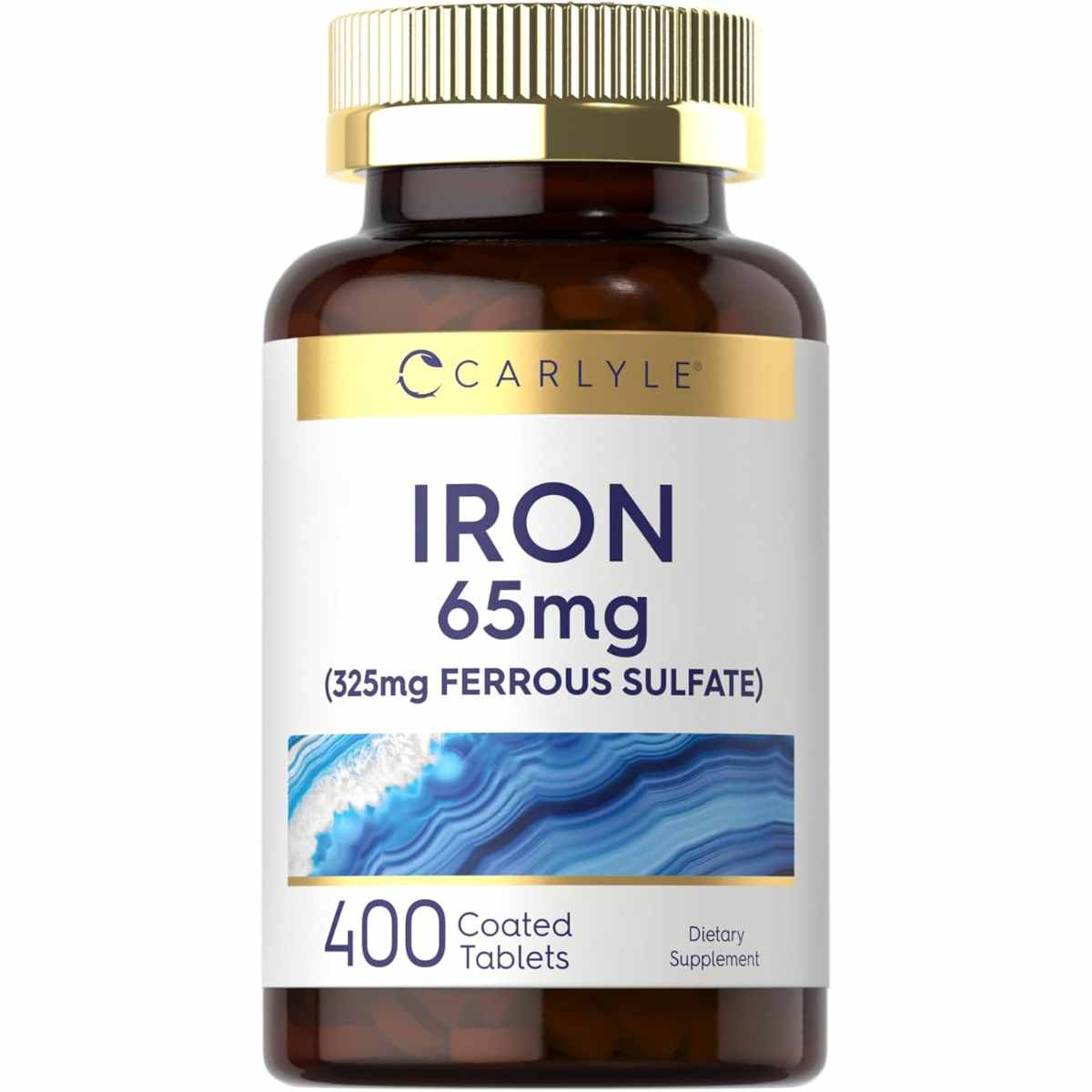Carlyle Sulfato Ferroso de Hierro - 400 Comprimidos Recubiertos - Haz Tu Pedido
