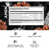 Amen Iron Ultra - 60 Cápsulas Vegetales - Tabla Nutricional - Haz Tu Pedido