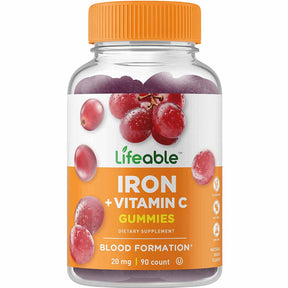 Lifeable Hierro Con Vitamina C - 90 Gomitas - Haz Tu Pedido