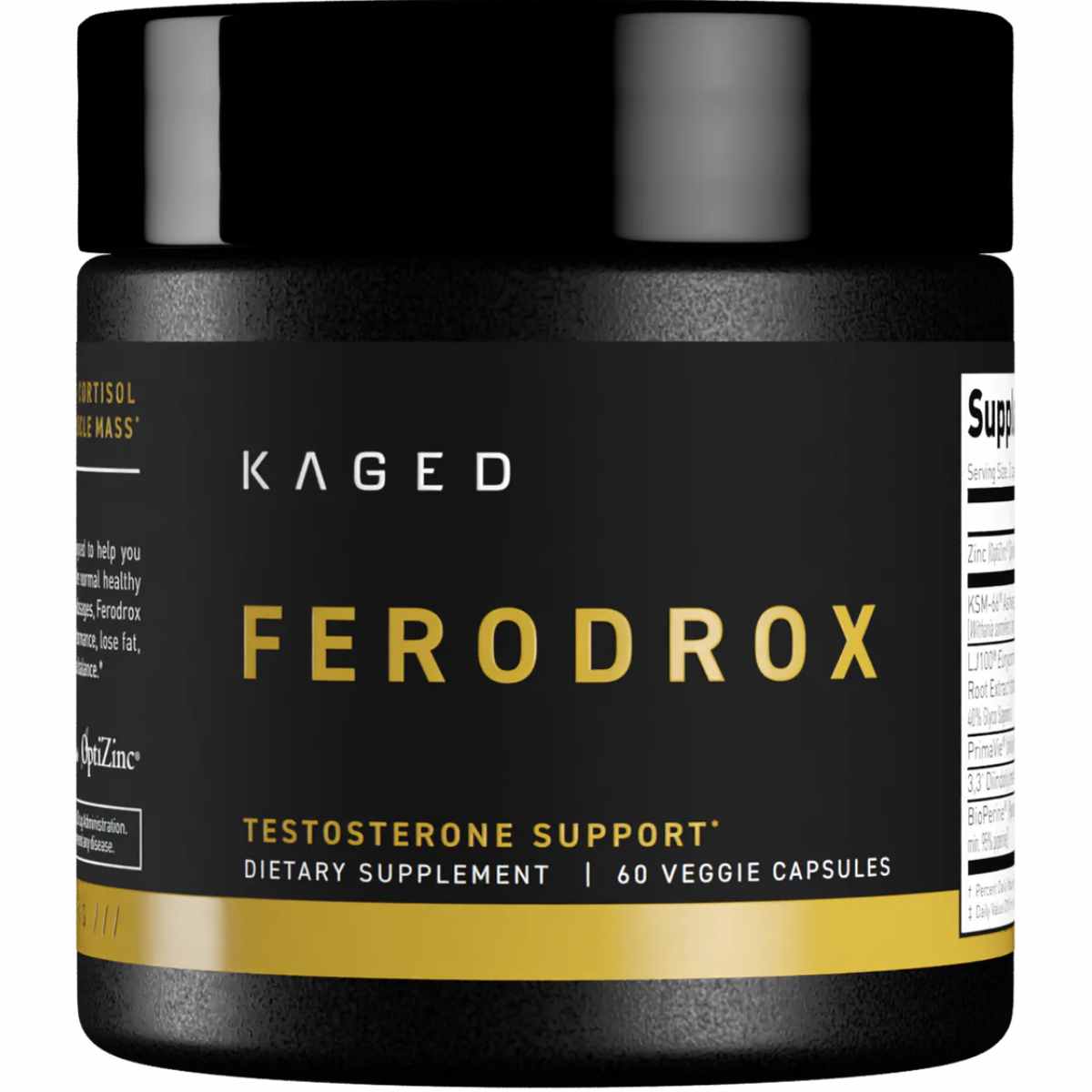 Kaged Ferodrox™ Soporte de Testosterona - 60 Cápsulas Vegetales - Haz Tu Pedido
