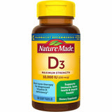Nature Made Vitamina D3 10000 IU - 60 Cápsulas Blandas - Haz Tu Pedido