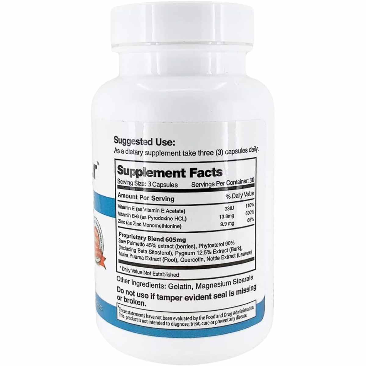 Prostavar Soporte para la Próstata - 90 Cápsulas - Tabla Nutricional - Haz Tu Pedido
