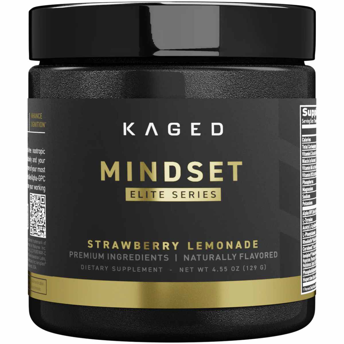 Kaged Mindset Nootropico - Sabor Limonada de fresa - 129 g - Haz Tu Pedido
