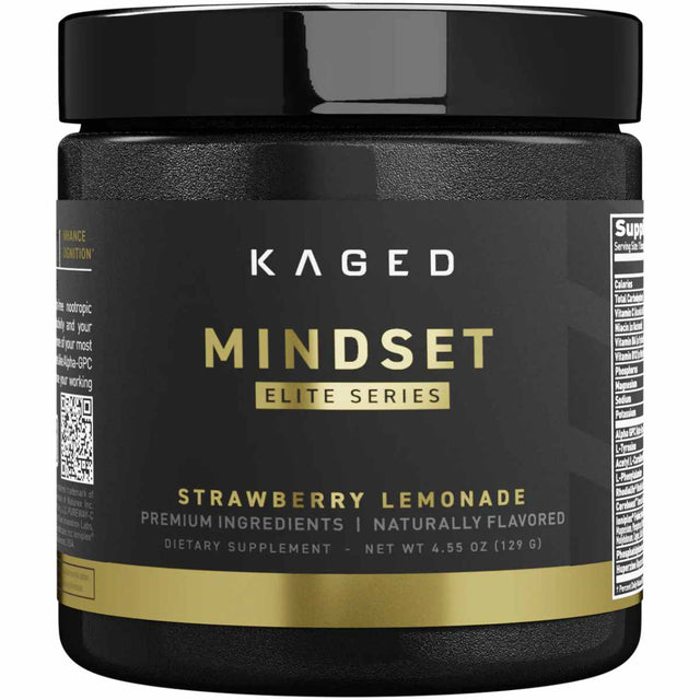 Kaged Mindset Nootropico - Sabor Limonada de fresa - 129 g - Haz Tu Pedido
