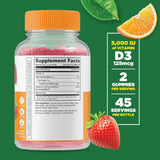 Lifeable Vitamina D 3 5000 IU - 90 Gomitas - Tabla Nutricional - Haz Tu Pedido