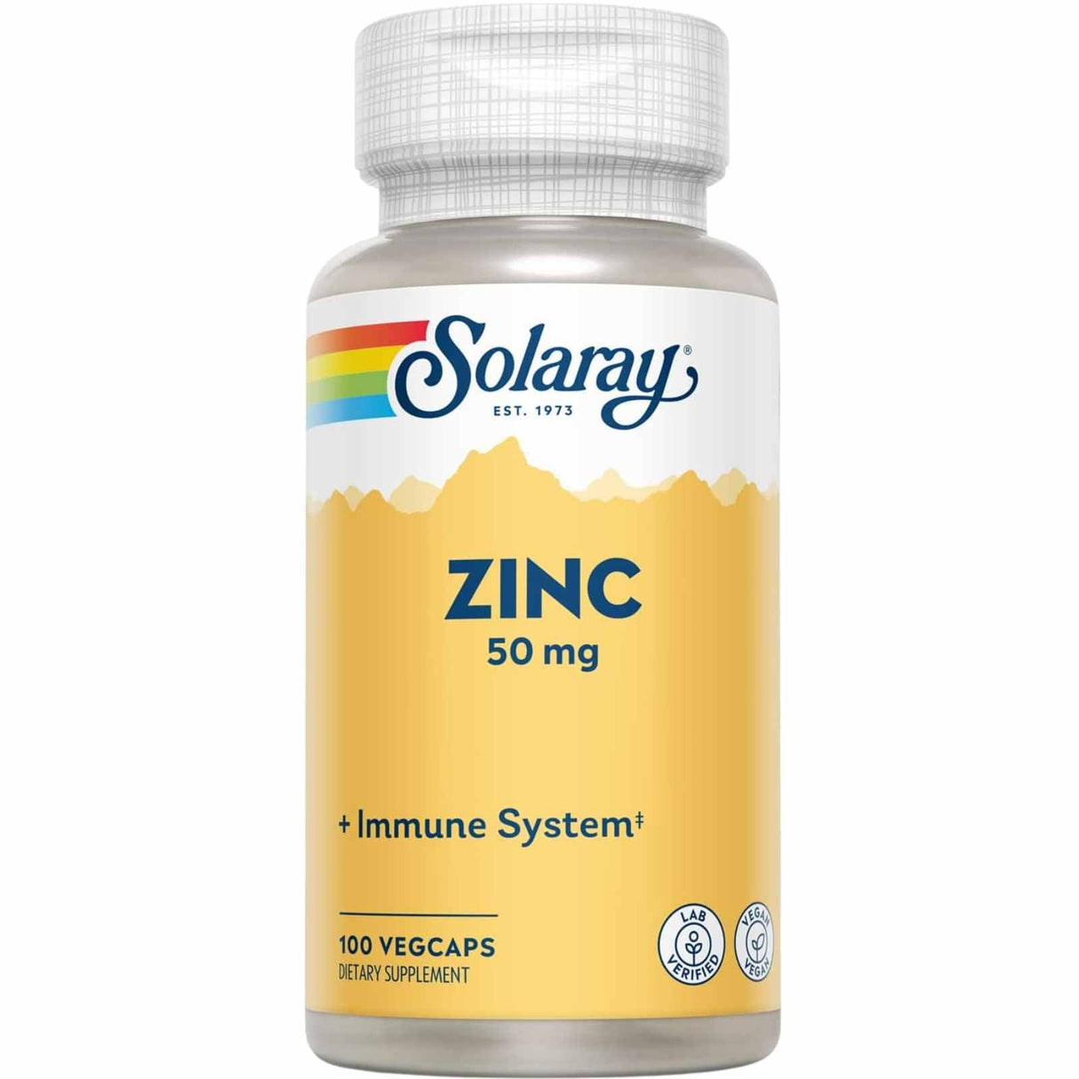 Solaray Zinc 50 mg - 100 Cápsulas Vegetales