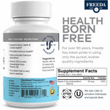 Freeda  Vitamina D3 1000 IU - 500 Tabletas - Tabla Nutricional - Haz Tu Pedido