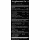 Kaged Pre-Entrenamiento - Sabor Sandía - 258 g - Tabla Nutricional - Haz Tu Pedido
