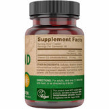 Deva Nutrition  Vitamina D3 1000 IU - 90 Tabletas - Tabla Nutricional - Haz Tu Pedido