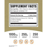BulkSupplements Hongo Shiitake 1000 mg - Polvo
