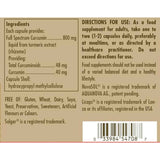 Solgar Curcumina de Espectro Completo - 30 Cápsulas Liquidas - Tabla Nutricional - Haz Tu Pedido