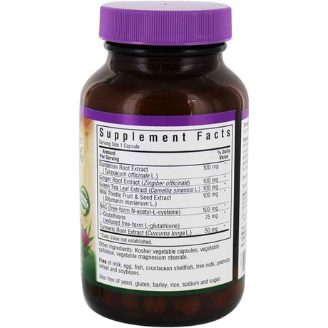  Suplemento para Desintoxicación del Hígado - 60 Cápsulas Vegetales - Tabla Nutricional - Haz Tu Pedido