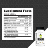 NutraBio Soporte Inmune - 90 Cápsulas - Tabla Nutricional - Haz Tu Pedido