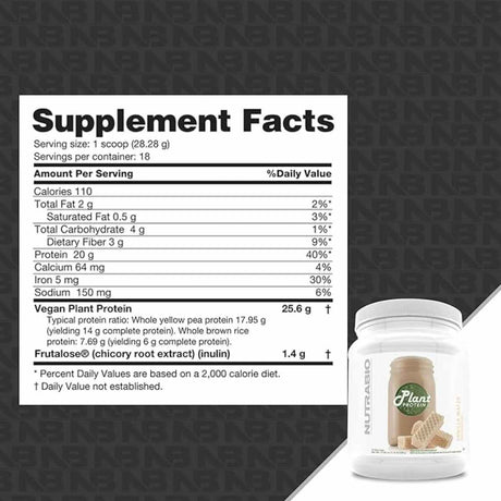 NutraBio Proteína Vegetal - Polvo