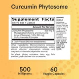Jarrow Formulas Fitosoma de Curcumina 500 mg - Cápsulas Vegetales