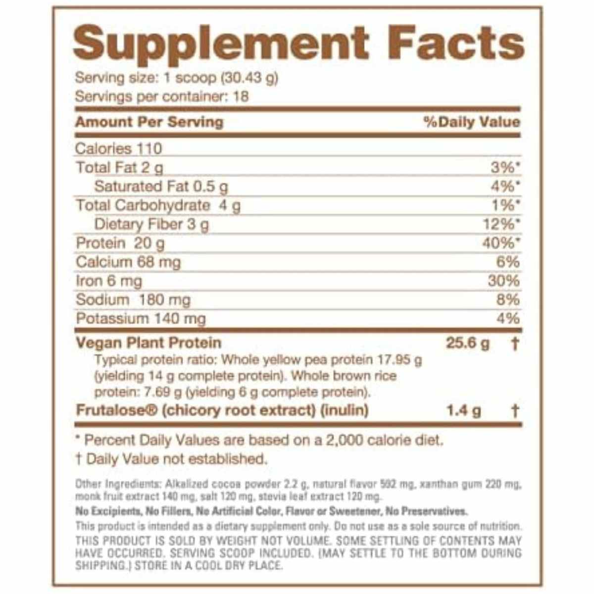 NutraBio Proteína Vegetal - Polvo