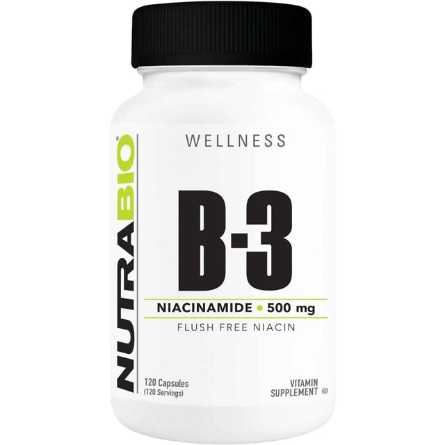  Niacinamida B-3 500 mg - 120 Cápsulas Vegetales - Haz Tu Pedido