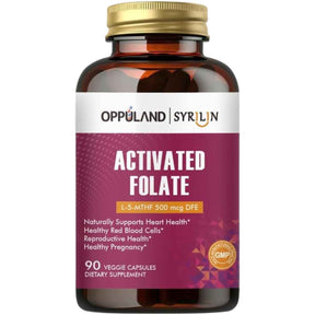 Oppuland Folato Activado 500 mcg - 90 Cápsulas Vegetales - Haz Tu Pedido