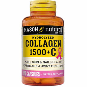 Mason Natural Colágeno 1500 mg con Vitamina C - 120 Cápsulas - Haz Tu Pedido