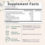 240 cápsulas blandas de Luteína con Zeaxantina, cada una conteniendo 40 mg.