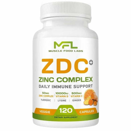 ¡Mejora tu sistema inmunológico con el Complejo de Zinc de Muscle Food Labs!