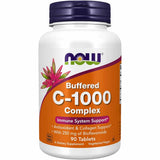  Complejo de Vitamina C-1000 de NOW Foods en cómodas tabletas. ¡Descubre la potencia antioxidante y refuerza tu salud con esta fórmula avanzada! Energía natural y sistema inmunológico fortalecido en cada tableta. ¡Tu bienestar, nuestra prioridad!