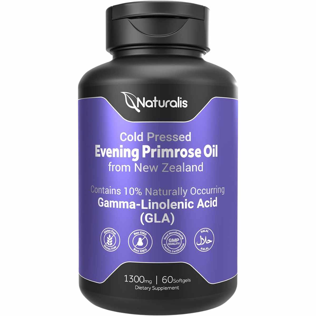 Descubre el Aceite de Onagra de Nueva Zelanda 1300 mg con GLA en cápsulas blandas de Naturalis. Potencia tu bienestar hormonal y cuida tu piel con esta fórmula de alta calidad. ¡Aprovecha los beneficios de la naturaleza para sentirte mejor cada día!
