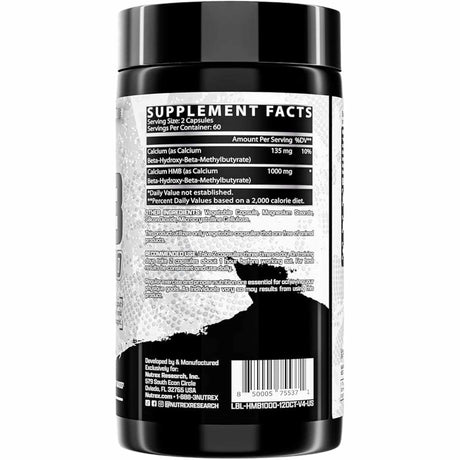 Nutrex Research HMB 1000 mg 120 cápsulas