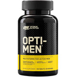 Frasco de suplemento Optimum Nutrition Opti-Men Multivitamínico 150 Tabletas