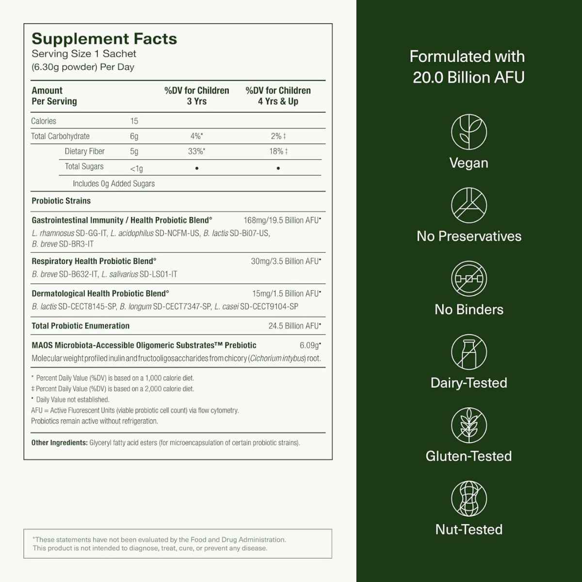 Seed Health PDS-08® Probiótico con Prebiótico Diario - 30 Sobres - Haz Tu Pedido
