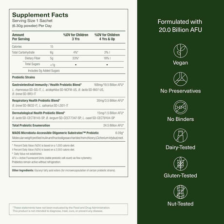 Seed Health PDS-08® Probiótico con Prebiótico Diario - 30 Sobres - Haz Tu Pedido
