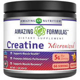 Amazing Nutrition Monohidrato de Creatina Micronizada 5000 mg - Sabor Ponche de Frutas - 454 g - Haz Tu Pedido