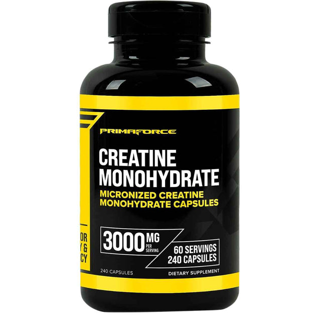 PrimaForce Monohidrato de Creatina 3000 mg - 240 Cápsulas - Haz Tu Pedido