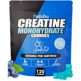 Razuhu Monohidrato de Creatina 5000 mg - Sabor Arándano Azul - 120 Gomitas - Haz Tu Pedido