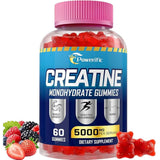 Powerific Monohidrato de Creatina 5000 mg - Sabor Bayas - 60 Gomitas - Haz Tu Pedido