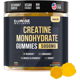 EcoWise Wellness Monohidrato de Creatina 5000 mg - Sabor Mango - 120 Gomitas - Haz Tu Pedido