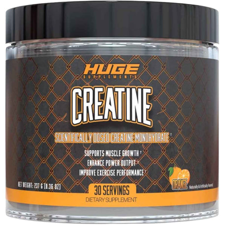 Huge Supplements Monohidrato de Creatina - Sabor Naranja - 237 g - Haz Tu Pedido