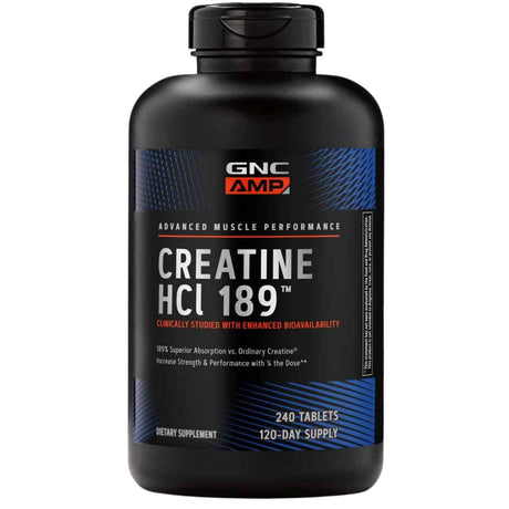 GNC Creatina HCl 189 - 240 Tabletas - Haz Tu Pedido