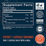SMNutrition Complejo de Zinc 30 mg - 60 Cápsulas