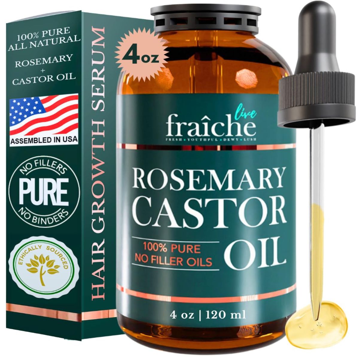 Live Fraiche Aceite de Romero para el Crecimiento del Cabello