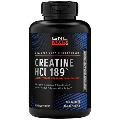 GNC Creatina HCl 189 - 120 Tabletas - Haz Tu Pedido