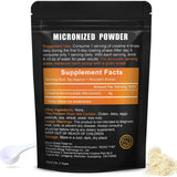 AlphaEnergy Monohidrato de Creatina 5 g - 250 g - Tabla Nutricional - Haz Tu Pedido