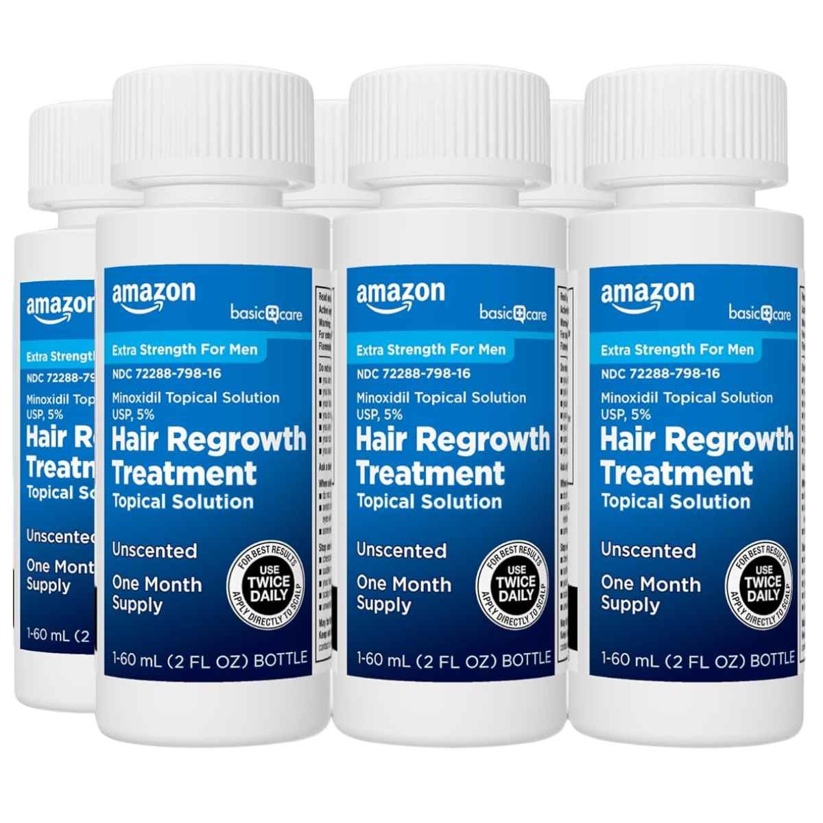 Amazon Basic Care  Minoxidil para hombre - 60 ml - Haz Tu Pedido
